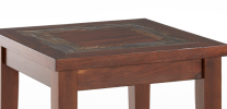 Classic Chairside End Table - Wooden Design, Timeless Appearance - Richness and Charm, Ideal Room Addition