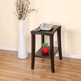 ID USA 13593 Chairside Table Red Cocoa