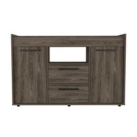 Sideboard Perssiu, Living Room, Dark Walnut