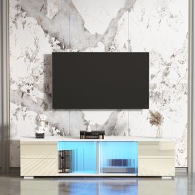 TV stand,TVCabinet,entertainment center,TV console,media console,with LED remote control lights,roof gravel texture,UV drawer panels,sliding doors,can