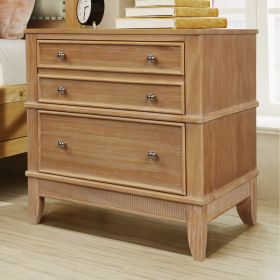 Hazel 3-Drawer Hazel 3-Drawer Side Table for Living Room, Hallway, Entryway(Old SKU:WF195778AAD)