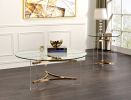 ACME Sosi Coffee Table , Gold Finish LV01083