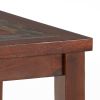 Classic Chairside End Table - Wooden Design, Timeless Appearance - Richness and Charm, Ideal Room Addition