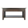 Stafford Coffee Table; Oyster Gray