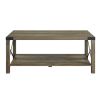 ACME Abiram Coffee Table in Rustic Oak Finish LV01001