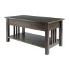 Stafford Coffee Table; Oyster Gray