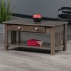 Stafford Coffee Table; Oyster Gray