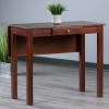 Perrone High Table with Drop Leaf; Walnut