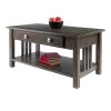 Stafford Coffee Table; Oyster Gray