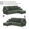 [VIDEO provided] [New]84 " Convertible Sectional Sofa, Modern Chenille L-Shaped Sofa Couch with Reversible Chaise Lounge, Fit for Living Room, Apartme