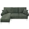 [VIDEO provided] [New]84 " Convertible Sectional Sofa, Modern Chenille L-Shaped Sofa Couch with Reversible Chaise Lounge, Fit for Living Room, Apartme