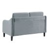 51.5" Loveseat Sofa Small Couch for Small Space for Living Room,Bedroom, Grey