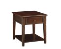 Malachi End Table in Walnut