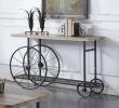 ACME Francie Sofa Table in Oak & Antique Gray 82863