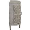 U-Style Accent Storage Cabinet Sideboard Wooden Cabinet with Antique Pattern Doors for Hallway, Entryway, Living Room, Bedroom