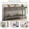 U_STYLE Contemporary 3-Drawer Console Table with 1 Shelf, Entrance Table for Entryway, Hallway, Living Room, Foyer, Corridor