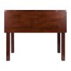 Perrone High Table with Drop Leaf; Walnut