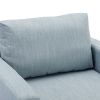 Single Seat Module Sofa Sectional Couch Seat Cushion and Back Cushion Removable and Washable,Light Blue