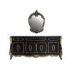 ACME Betria Console Table, Gold & Black Finish AC01892