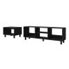 2pc Living Room Set Millville, Living Room, Black