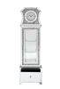 ACME Noralie GRANDFATHER CLOCK W/LED Mirrored & Faux Diamonds AC00350