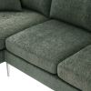 [VIDEO provided] [New]84 " Convertible Sectional Sofa, Modern Chenille L-Shaped Sofa Couch with Reversible Chaise Lounge, Fit for Living Room, Apartme