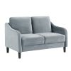 51.5" Loveseat Sofa Small Couch for Small Space for Living Room,Bedroom, Grey