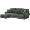 [VIDEO provided] [New]84 " Convertible Sectional Sofa, Modern Chenille L-Shaped Sofa Couch with Reversible Chaise Lounge, Fit for Living Room, Apartme