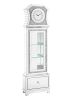 ACME Noralie GRANDFATHER CLOCK W/LED Mirrored & Faux Diamonds AC00350