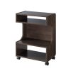 ID USA 202721 Chairside Table Walnut Oak