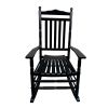 BALCONY PORCH ADULT ROCKING CHAIR-BLACK