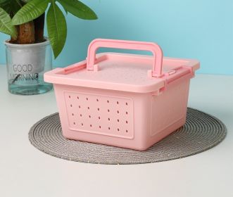 Plastic Minipet Travel Storage Box Outer Cage (Option: Rose Pink)