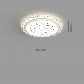 Home Creative Warm And Romantic Bedroom Lamp (Option: 8102white 50CM-Tricolor dimming)