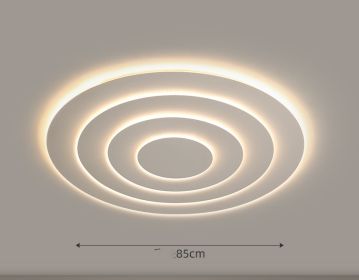 LED Ceiling Lamp In Atmospheric Living Room Is Simple (Option: Electrodeless remote control-85cm)