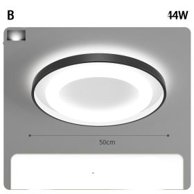 Living Room Lamp Modern Super Bright Main (Option: Monochrome white light-B-50cm)