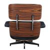 Large Version Genuine Leather Lounge Chair Club Seat Armchair Ottoman 8 Layer Plywood Frame Living Room Furniture