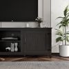 WESOME TV Stand Storage Media Console Entertainment Center with 2 Doors, Multiple Colors