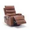 21"seat width,large size Electric Power Lift Recliner Chair Sofa for Elderly, 8 point vibration Massage and lumber heat, Remote Control, Side Pockets