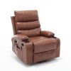 21"seat width,large size Electric Power Lift Recliner Chair Sofa for Elderly, 8 point vibration Massage and lumber heat, Remote Control, Side Pockets