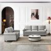 Linen Fabric Upholstery with Storage Sofa 2+3 Sectional