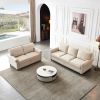 Linen Fabric Upholstery with Storage Sofa 2+3 Sectional