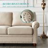 Linen Fabric Upholstery with Storage Sofa 2+3 Sectional