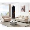 Linen Fabric Upholstery with Storage Sofa 2+3 Sectional