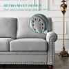 Linen Fabric Upholstery with Storage Sofa 2+3 Sectional