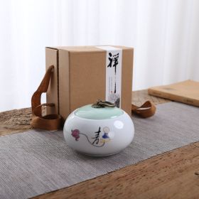 Small Ceramic Tea Pot Packing Boxes (Option: Tiantian Circle Celadon Jing)