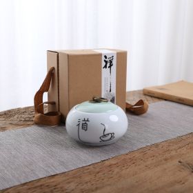 Small Ceramic Tea Pot Packing Boxes (Option: Tiantian Round Celadon Road)