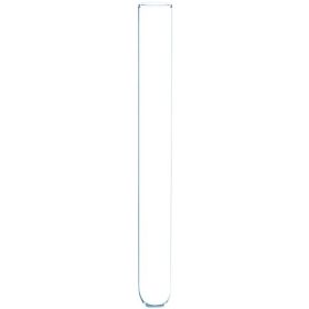 Chemical Laboratory High Temperature Resistant Borosilicate Glass Flat Round Bottom Test Tube (Option: 12mmx75mm)