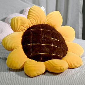 Sunflower Pillow Sofa Living Room Car Cushion Nap (Option: Sunflower-48CM)